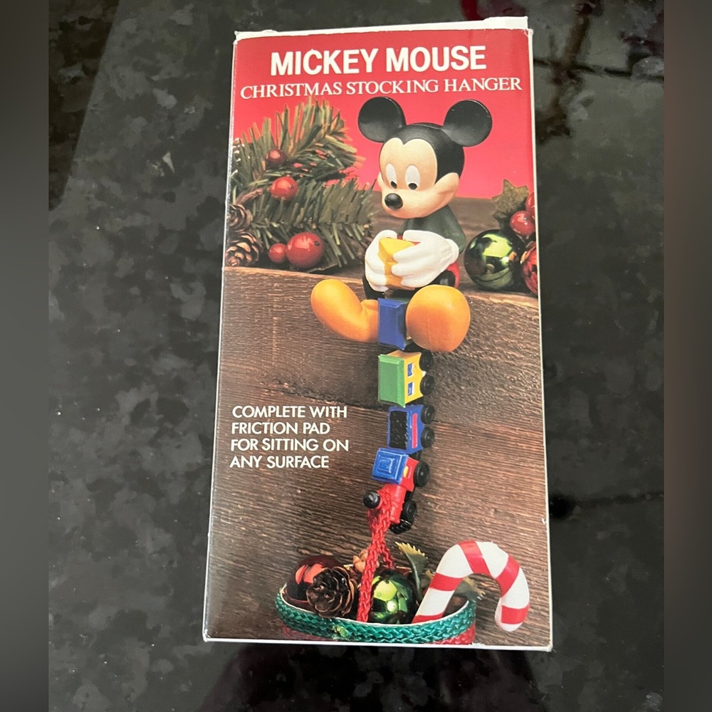 Vintage Mickey Mouse Stocking Hanger
